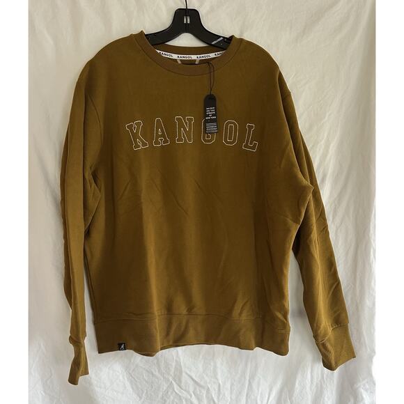 Brand New Kangol - Born British Men’s XL Tapenade Crewneck Fleece Pullover - Picture 1 of 6